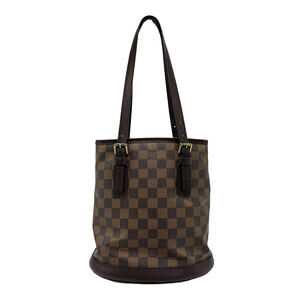 Louis Vuitton Damier Ebene Brown Mare Ebene Brown Canvas Handbag